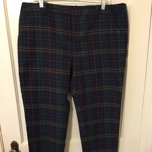 Plaid trouser